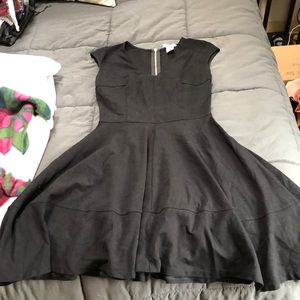 Black skater style dress
